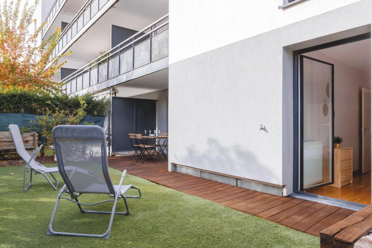 Superbe Appartement Terrasse Rdc - New Location Bourg-en-Bresse Exterior foto